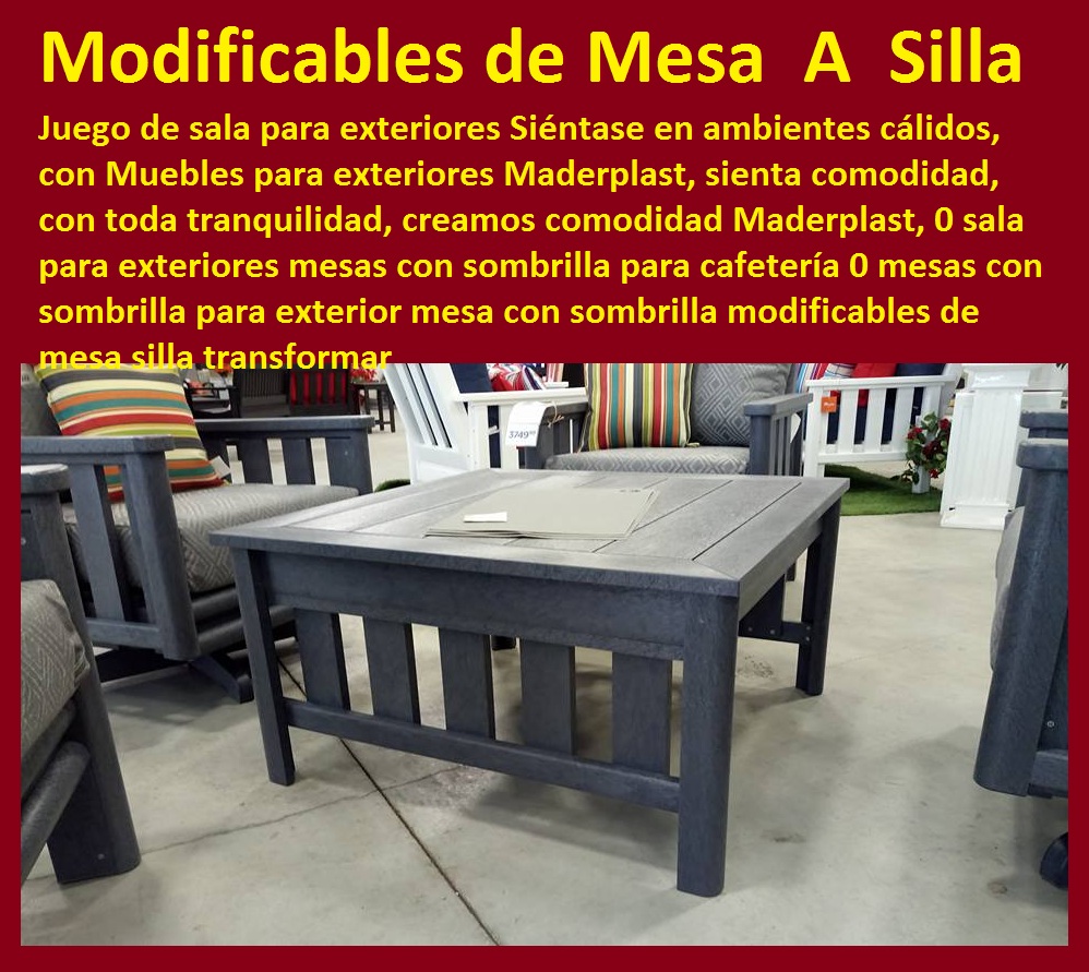 Juego de sala para exteriores 0 sala para exteriores mesas con sombrilla para cafetería 0 mesas con sombrilla para exterior mesa con sombrilla modificables de mesa silla transformar maderplast 0 Juego de sala para exteriores 0 sala para exteriores mesas con sombrilla para cafetería 0 mesas con sombrilla para exterior mesa con sombrilla modificables de mesa silla transformar maderplast 0 Juego de sala para exteriores 0 sala para exteriores mesas con sombrilla para cafetería 0 mesas con sombrilla para exterior mesa con sombrilla modificables de mesa silla transformar maderplast 0